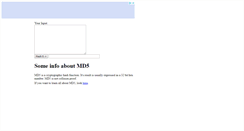 Desktop Screenshot of md5hasher.net